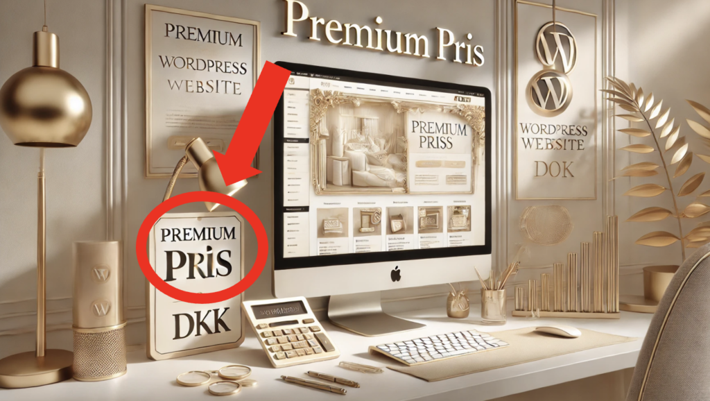 WordPress hjemmeside pris premium pris