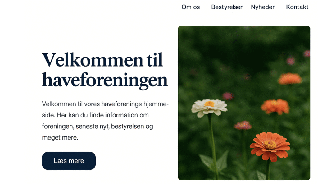 Hjemmesider til foreninger er foreningens visitkort