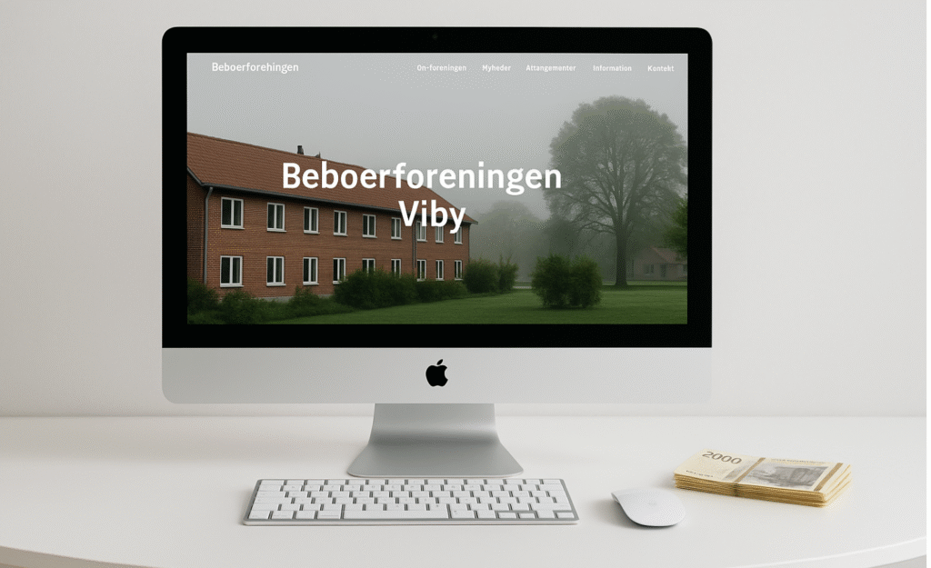 Hvad bør en hjemmeside til en forening koste?